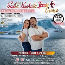 Bachata Spain Cruise (reserva) con ANGEL Y AZAHARA