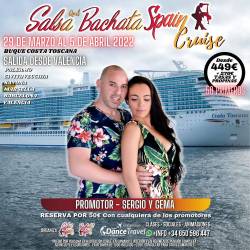 Bachata Spain Cruise (reserva) con SERGIO Y GEMA