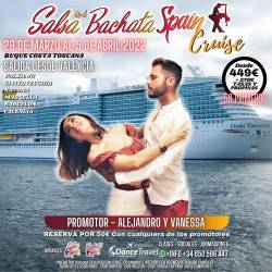 Bachata Spain Cruise (reserva) con ALEJANDRO Y VANESSA