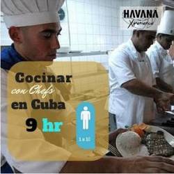 Curso de cocina en Cuba con chef 9h