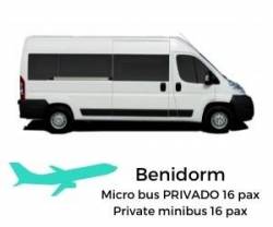 Microbus privado aeropuerto Alicante-Elche  a Benidorm 