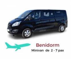 Minivan privado aeropuerto Alicante-Elche  a Benidorm