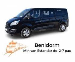 Minivan privado estandar estacion renfe Alicante  a Benidorm 